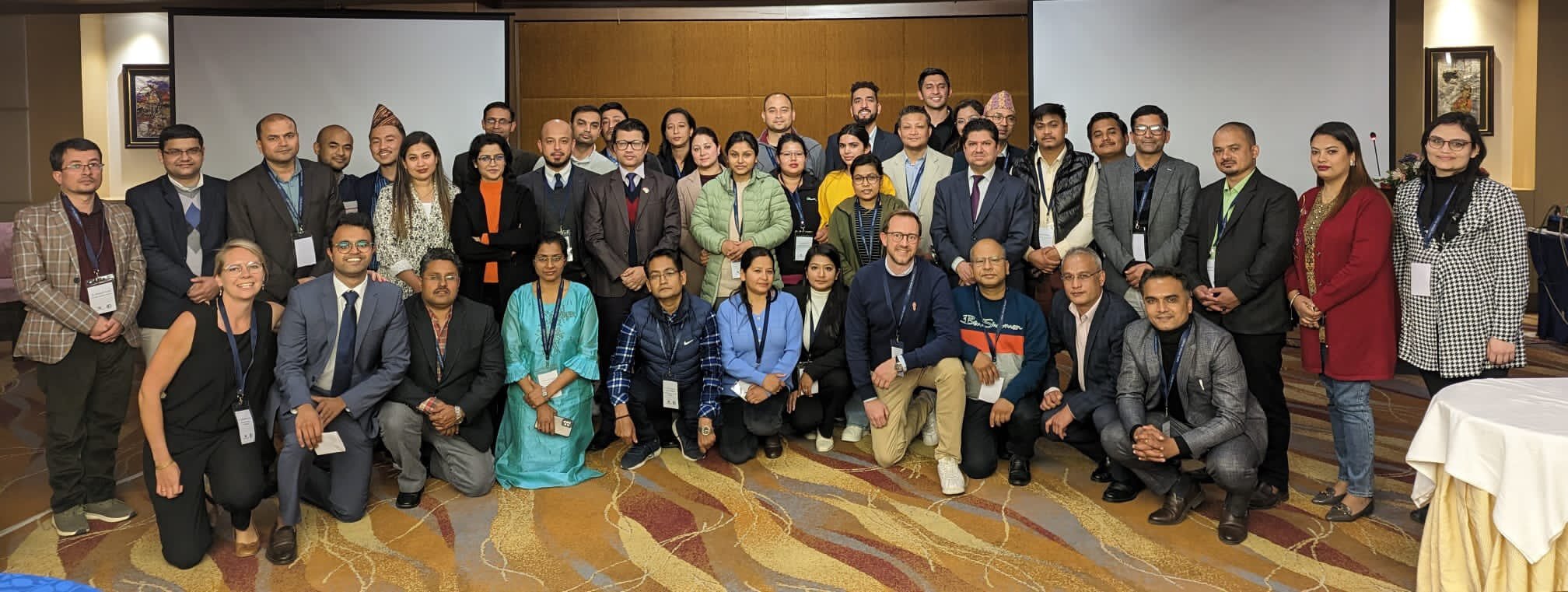 A group photo of participants of stroke symposium